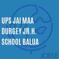 Ups Jai Maa Durgey Jr.H. School Balua Logo