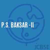 P.S. Baksar -Ii Primary School Logo