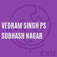 Vedram Singh Ps Subhash Nagar Primary School Logo