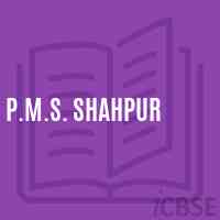 P.M.S. Shahpur Middle School Logo