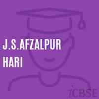 J.S.Afzalpur Hari Middle School Logo