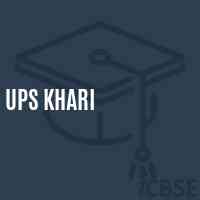 Ups Khari Middle School Logo