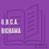 G.B.C.A. Bichawa Primary School Logo