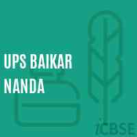 Ups Baikar Nanda Middle School Logo