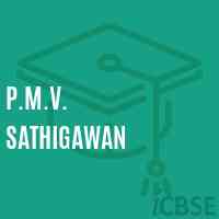 P.M.V. Sathigawan Middle School Logo