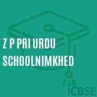 Z P Pri Urdu Schoolnimkhed Logo