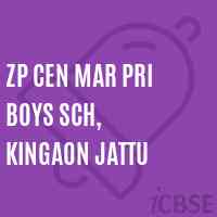 Zp Cen Mar Pri Boys Sch, Kingaon Jattu Primary School Logo