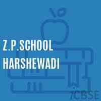 Z.P.School Harshewadi Logo