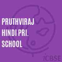 Pruthviraj Hindi Pri. School Logo