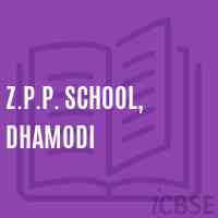 Z.P.P. School, Dhamodi Logo