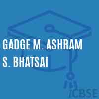 Gadge M. Ashram S. Bhatsai Middle School Logo