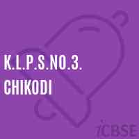 K.L.P.S.No.3. Chikodi Primary School Logo