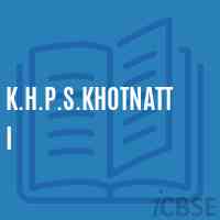 K.H.P.S.Khotnatti Middle School Logo