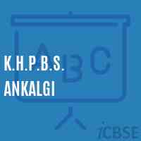 K.H.P.B.S. Ankalgi Middle School Logo