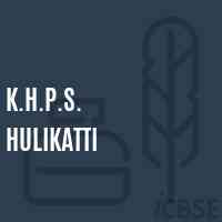 K.H.P.S. Hulikatti Middle School Logo