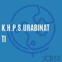 K.H.P.S.Urabinatti Middle School Logo