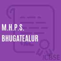 M.H.P.S. Bhugatealur Middle School Logo