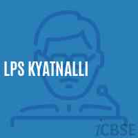 Lps Kyatnalli Primary School Logo
