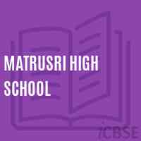 Matrusri High School Logo