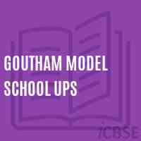 Goutham Model School Ups Logo