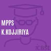 Mpps K.Kojjiriya Primary School Logo