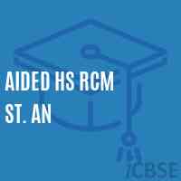 Aided Hs Rcm St. An Secondary School Logo