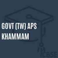 Govt (Tw) Aps Khammam Primary School Logo