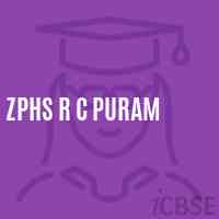 Zphs R C Puram Secondary School Logo
