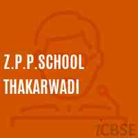 Z.P.P.School Thakarwadi Logo