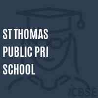 St Thomas Public Pri School Logo
