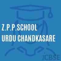 Z.P.P.School Urdu Chandkasare Logo