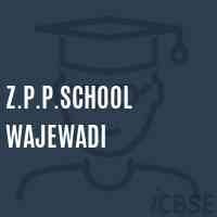 Z.P.P.School Wajewadi Logo