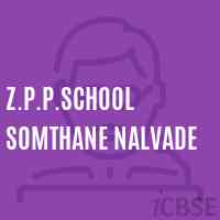 Z.P.P.School Somthane Nalvade Logo