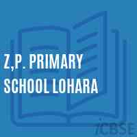 Z,P. Primary School Lohara Logo