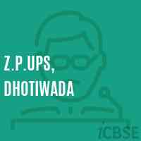 Z.P.Ups, Dhotiwada Middle School Logo