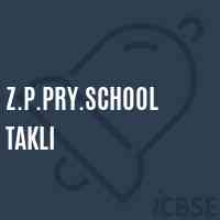 Z.P.Pry.School Takli Logo