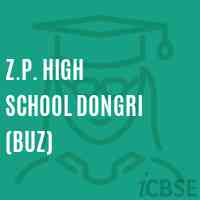 Z.P. HIGH SCHOOL DONGRI (Buz) Logo
