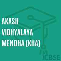 Akash Vidhyalaya Mendha (Kha) High School Logo