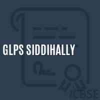 Glps Siddihally Primary School Logo