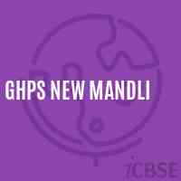 Ghps New Mandli Middle School Logo