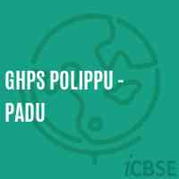 Ghps Polippu - Padu Middle School Logo