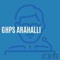 Ghps Arahalli Middle School Logo