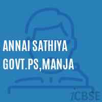 Annai Sathiya Govt.Ps,Manja Primary School Logo