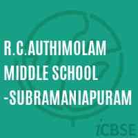 R.C.Authimolam Middle School -Subramaniapuram Logo