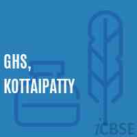 Ghs, Kottaipatty School Logo
