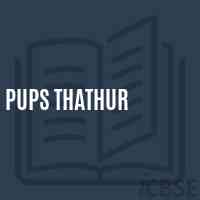 Pups Thathur Primary School Logo