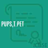 Pups,T.Pet Primary School Logo