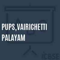 Pups,Vairichettipalayam Primary School Logo
