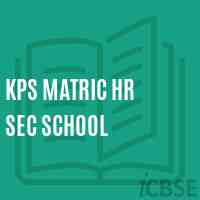Kps Matric Hr Sec School Logo