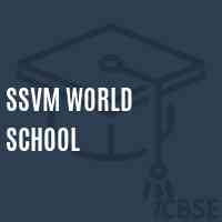 Ssvm World School Logo
